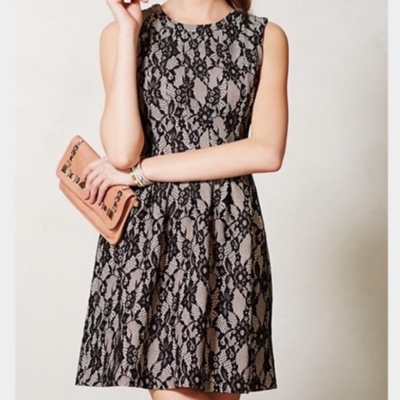 Anthropologie Dresses & Skirts - Anthropologie HD in Paris Violante Lace Fit & Flare Sleeveless Dress Stretch